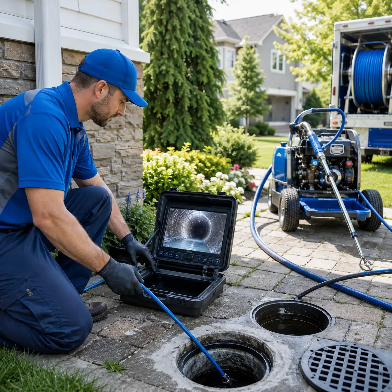 Outdoor drain cleaning professionals serving Galena, IL
